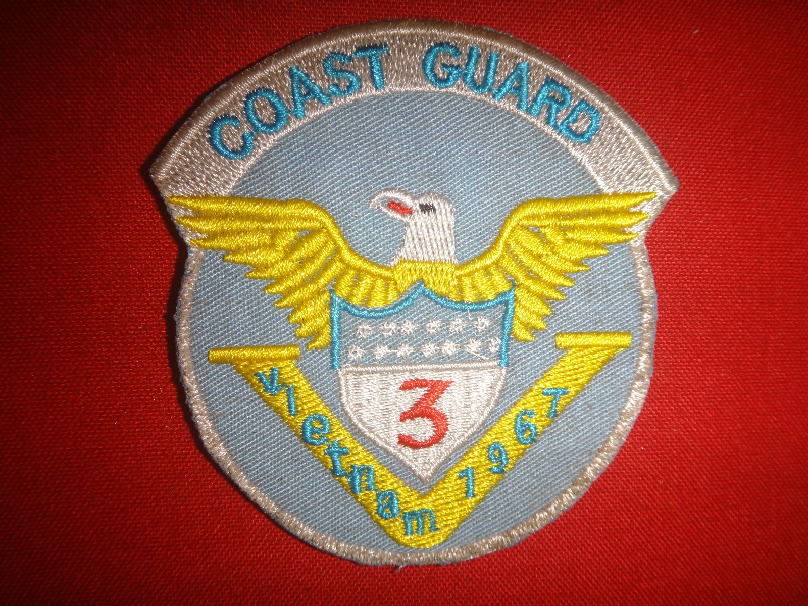 Vietnam War US Coast Guard Squadron 3 VIETNAM 1967 Patch