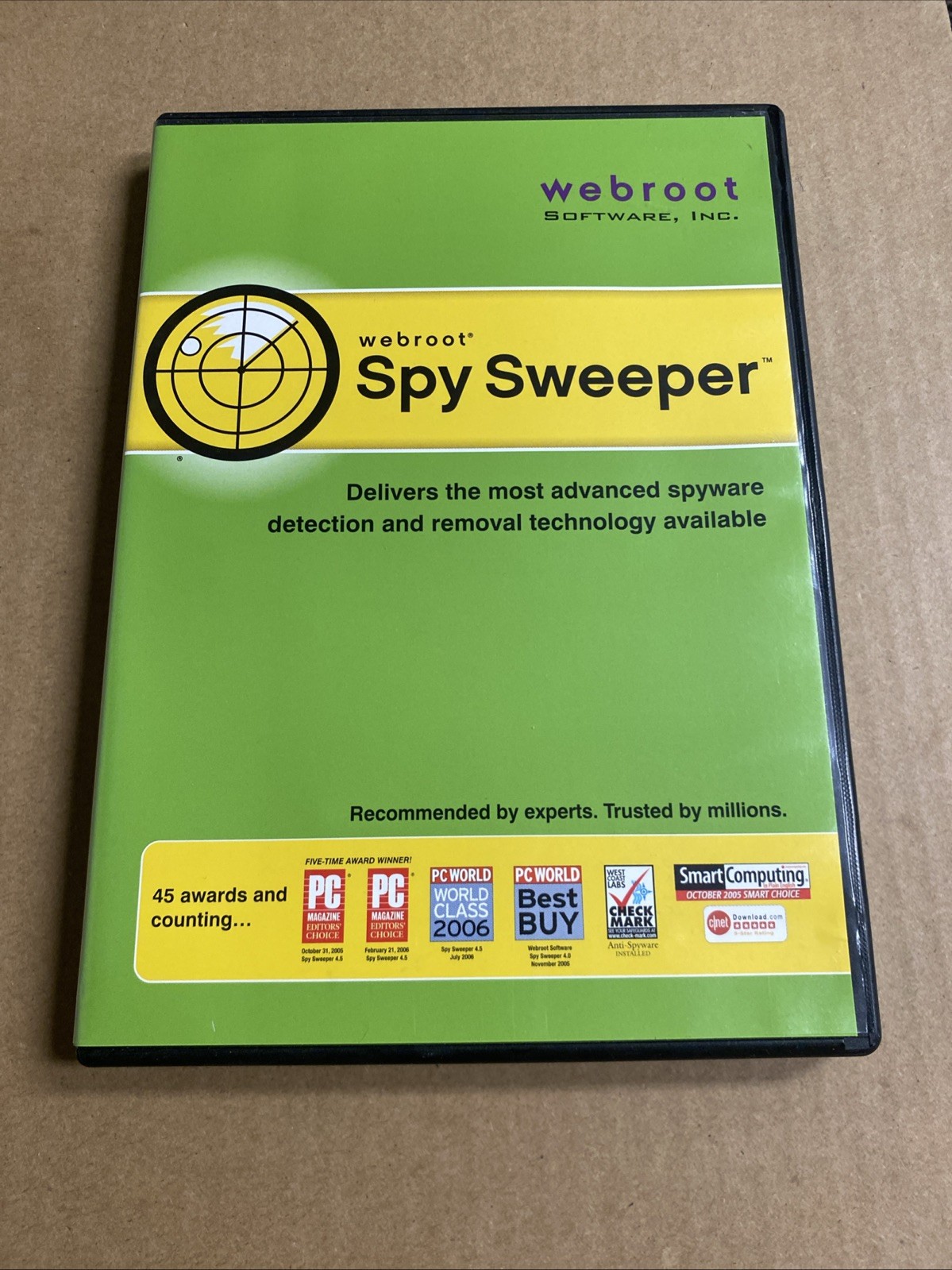 Webroot Software, Spy Sweeper, Windows, 2003-2007 (Excellent CD-Rom, With Code)