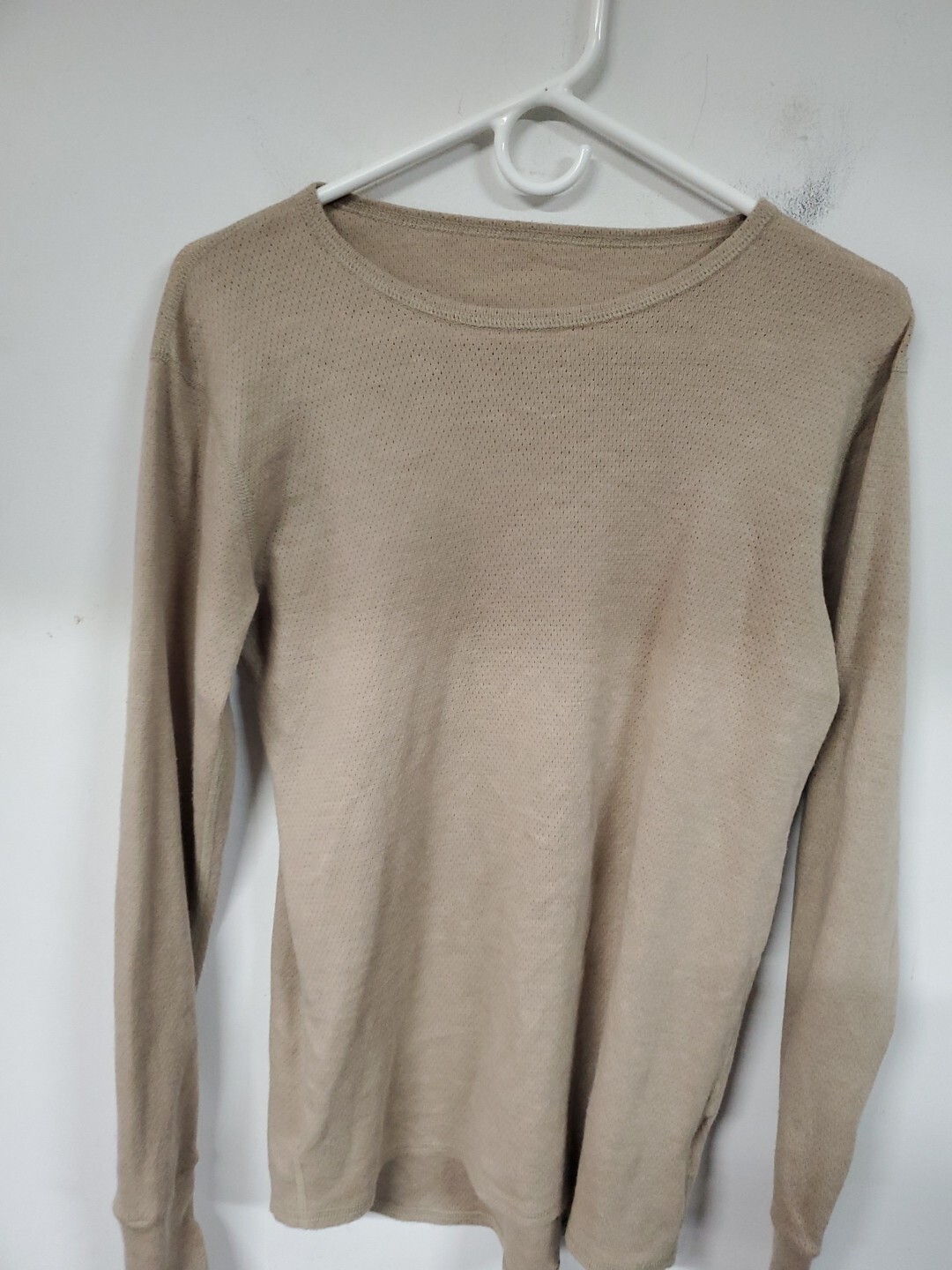 TEAM SOLDIER PECKHAM FREE FR UNDERSHIRT BASE LAYER INSULATED TAN Small Long