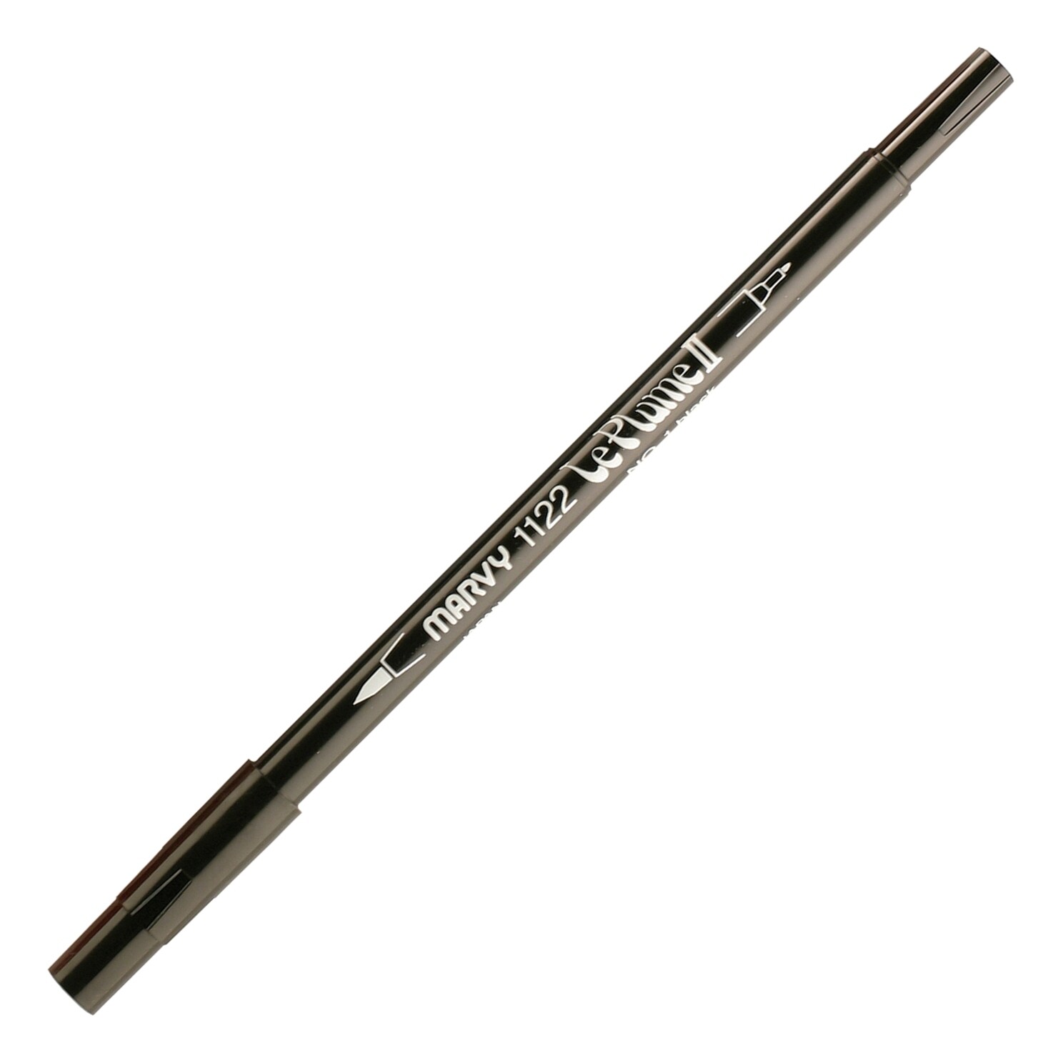 Marvy Uchida 1122 Le Plume II Double Ended Marker, Fine/Brush Tips, Choose Color