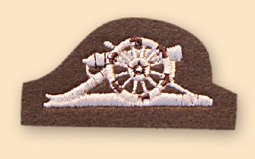NEW OFFICIAL Gunner Badge, colour