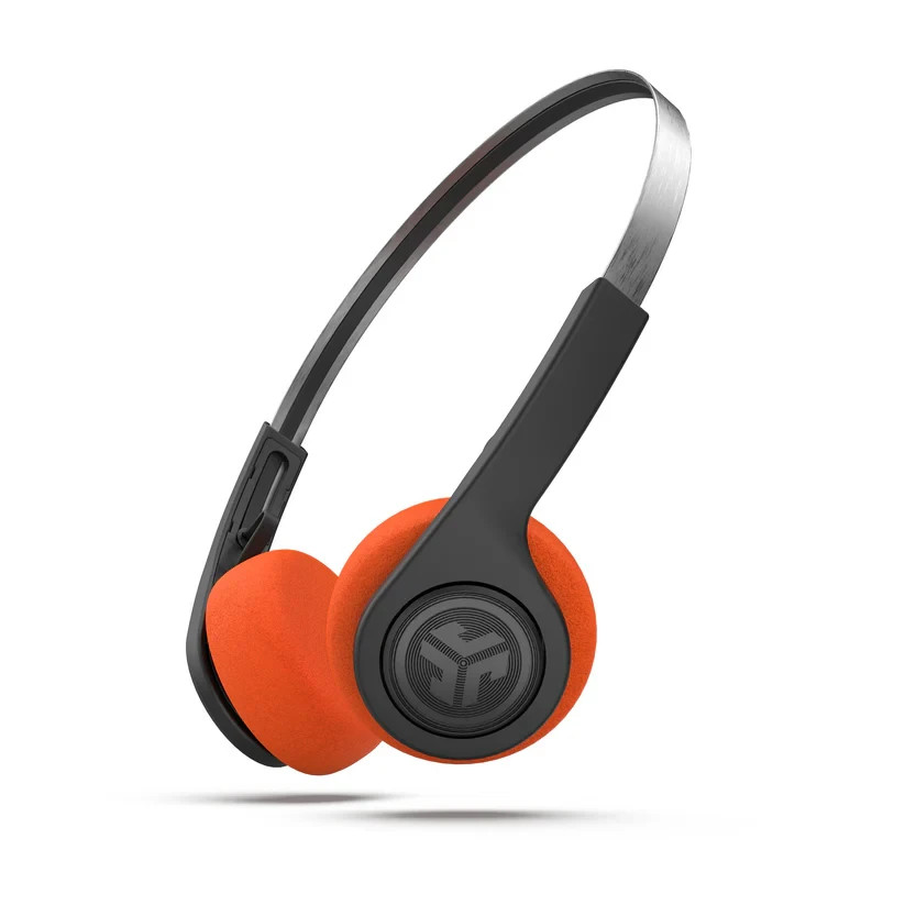 JLab Wireless Retro 1st Gen Headphones  Bluetooth, Black, 80s 90s Style
