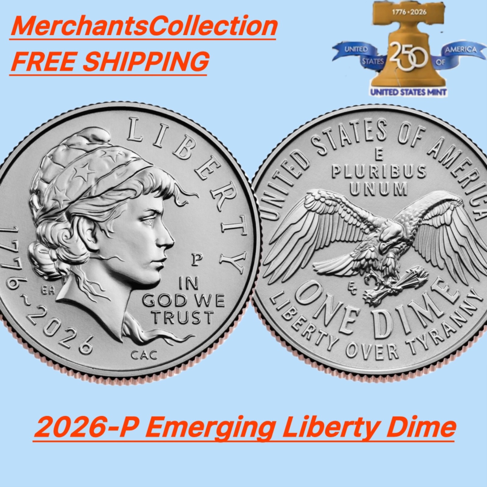 2026-P Emerging Liberty Dime, Uncirculated