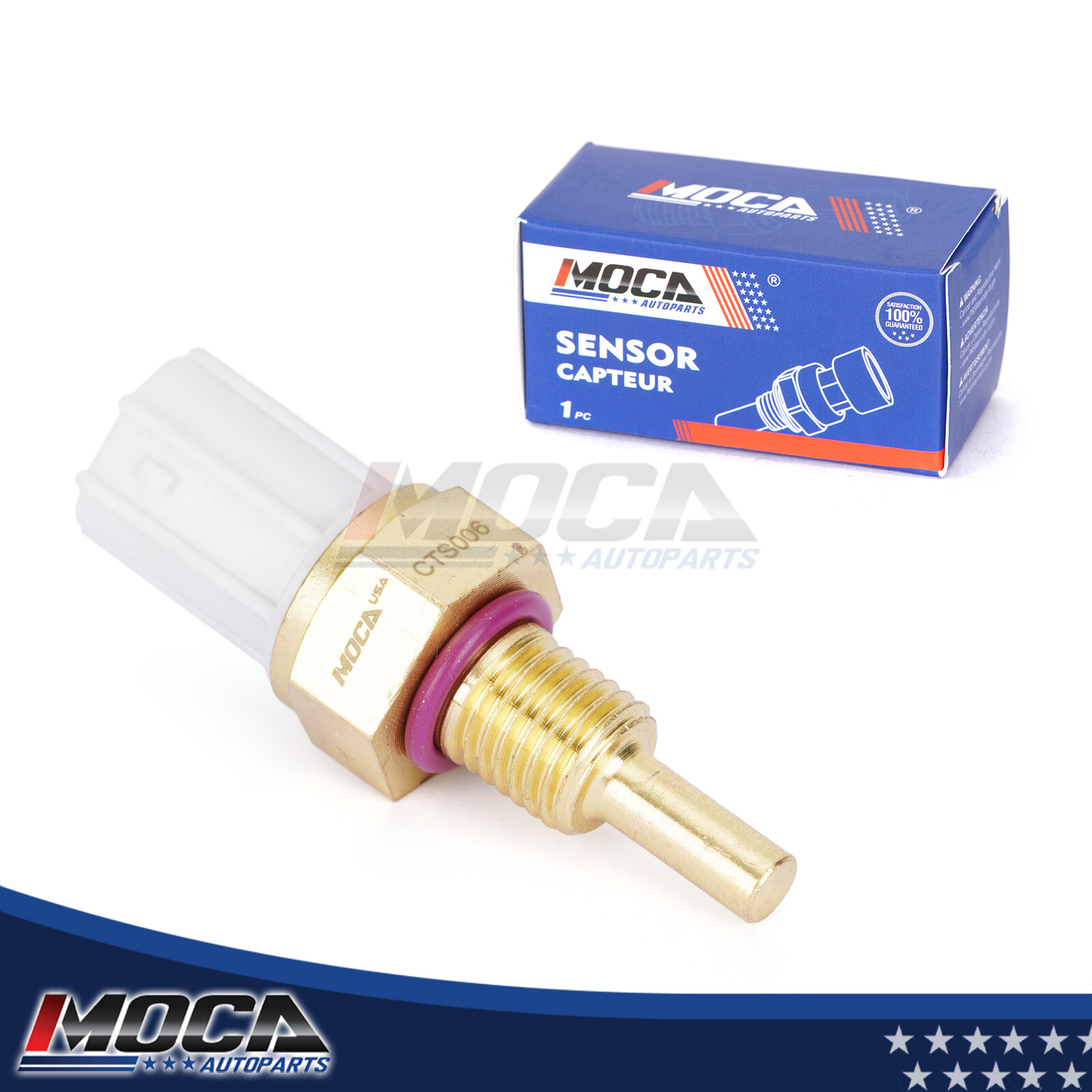 Coolant Temperature Sensor for 02-11 Acura MDX TSX Honda Accord Civic Pilot