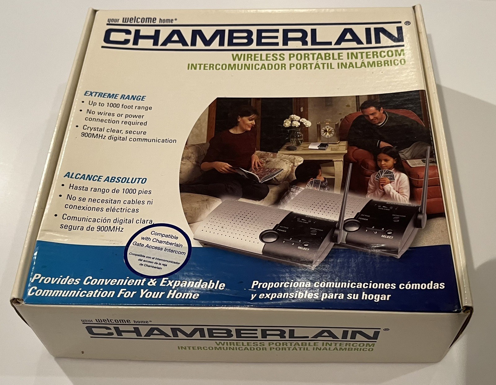 2 Chamberlain Wireless Portable Intercoms Communication Intercom Home LSIA LSIS