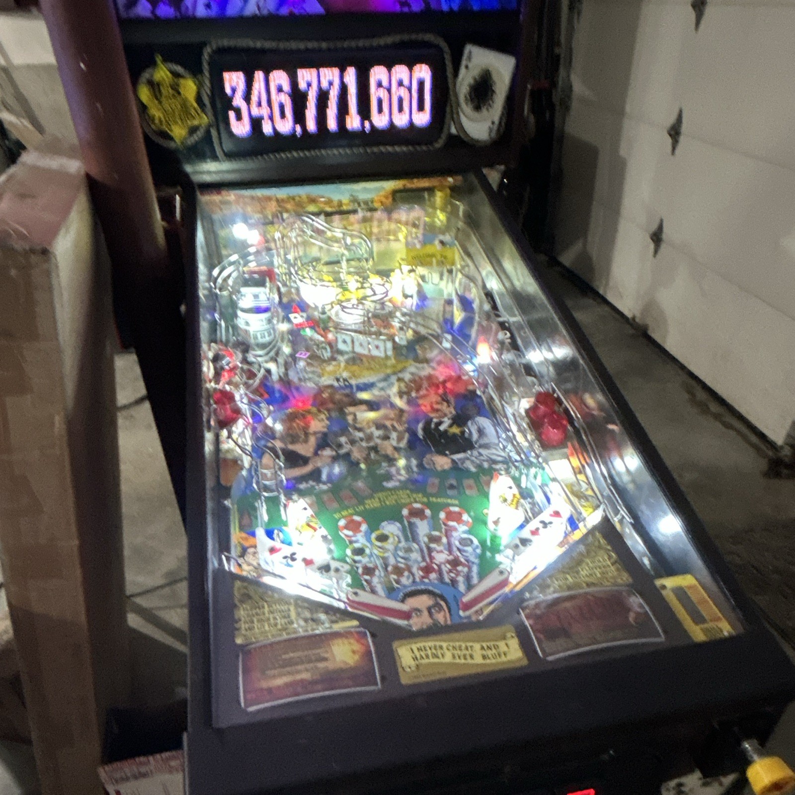 Used Maverick Pinball Glass Fits 43” x 21”