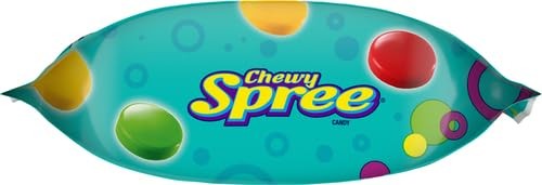 Wonka Spree Original Hard Candy, Resealable Bag, 12 Ounce Full Size, Assorted