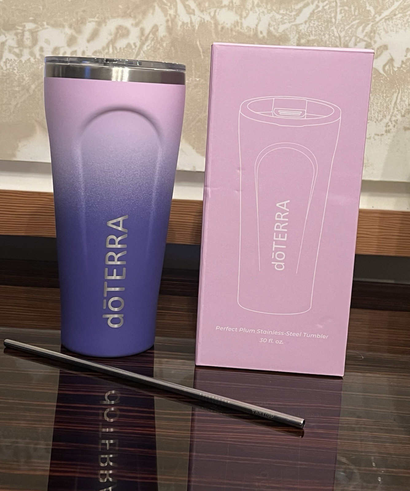 dōTERRA Tumblers -Choice of 3 colors-Perfect Plum, Wild Orange or Berry 30 Fl Oz