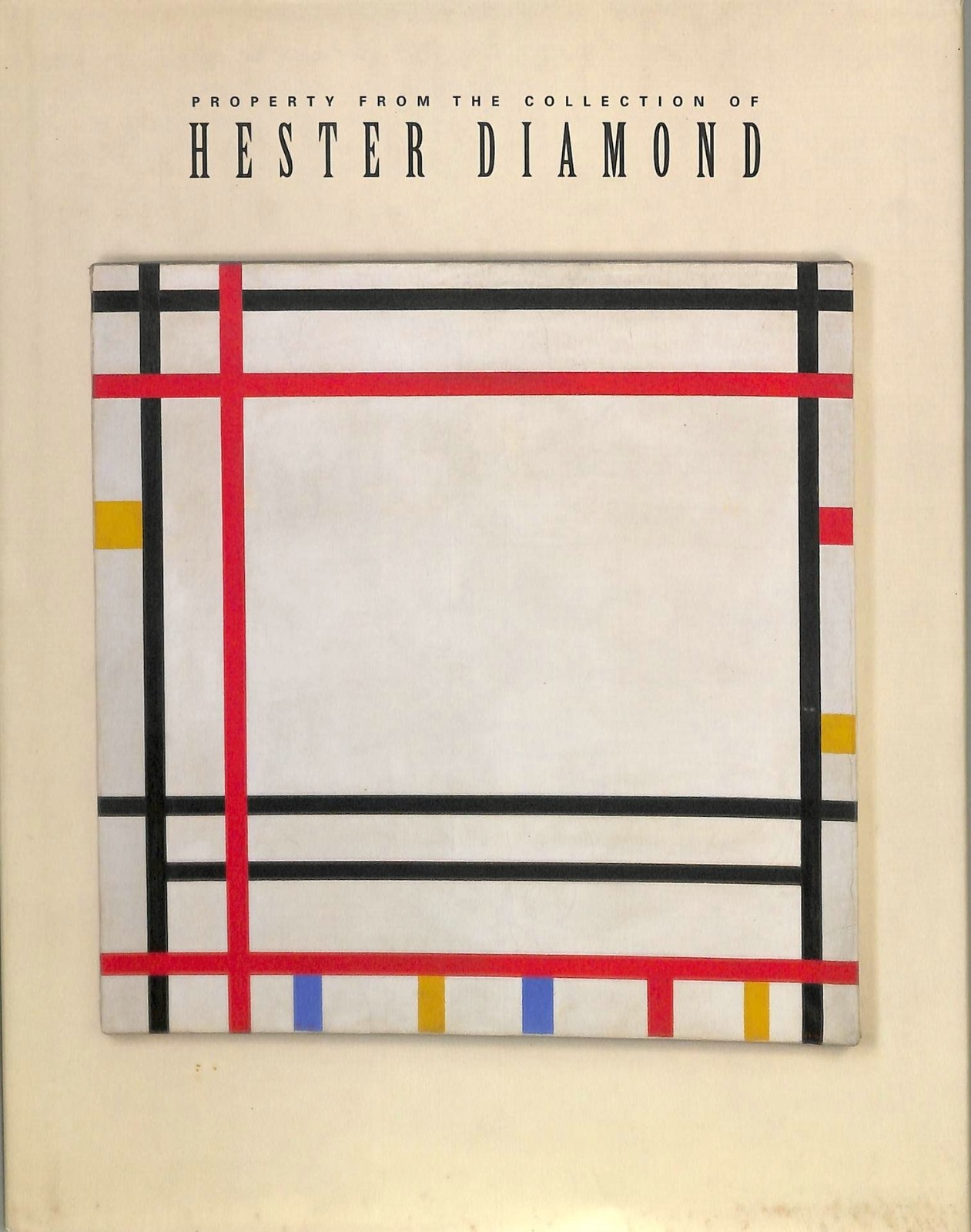 Sotheby's Hester Diamond Collection Art Auction Catalog November 4, 2004