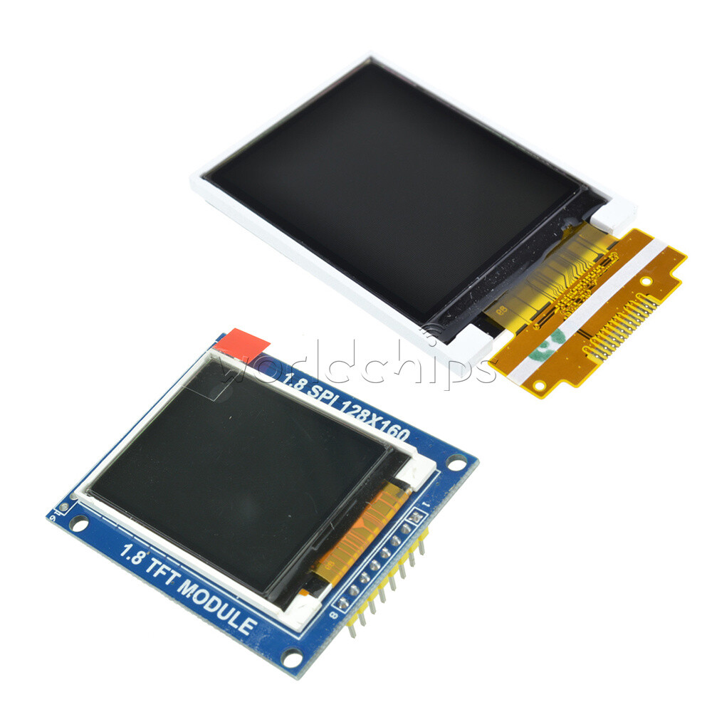 1.8" Serial SPI TFT LCD Module Display With PCB Board ST7735B IC New