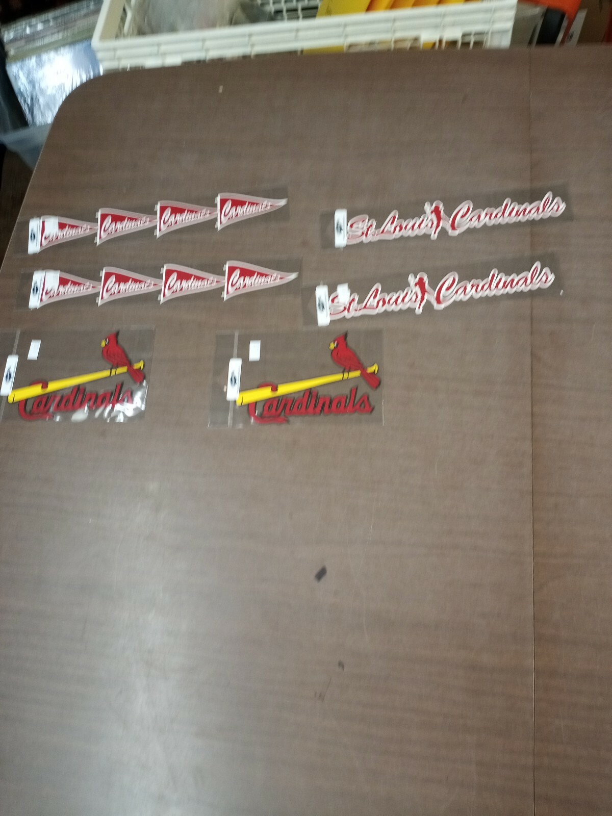 Lot Of Saint Louis Cardinals Scrapbooking Stickers (CraftsC)