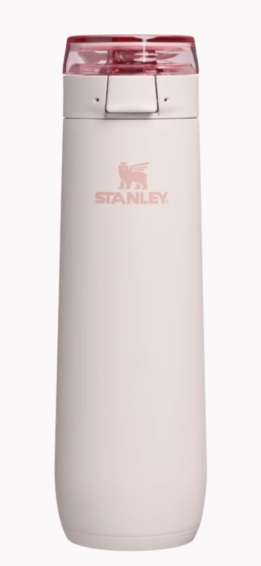 NEW~Stanley ~Flowstate  ~20oz ~Insulated Water Bottle~Leakproof ~Rose Quartz