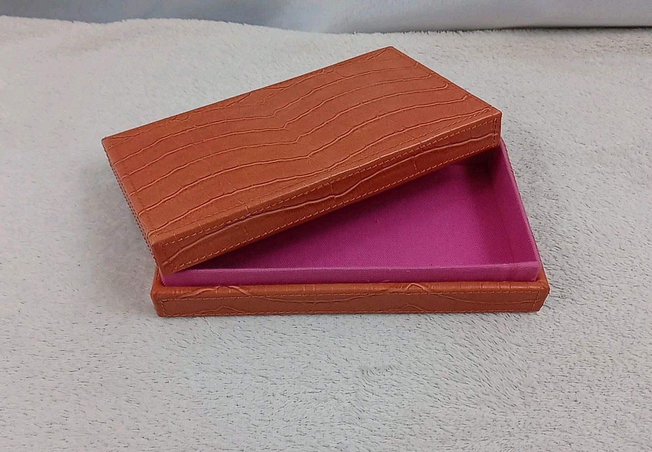 Vintage Faux Leather Small Jewelry Box Storage Box Jewelry Case Gift Box