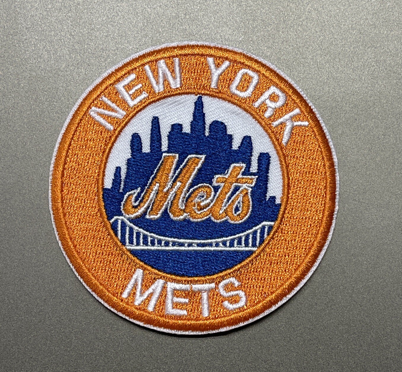 New York Mets Patch Embroidered Iron 3x3 Inch