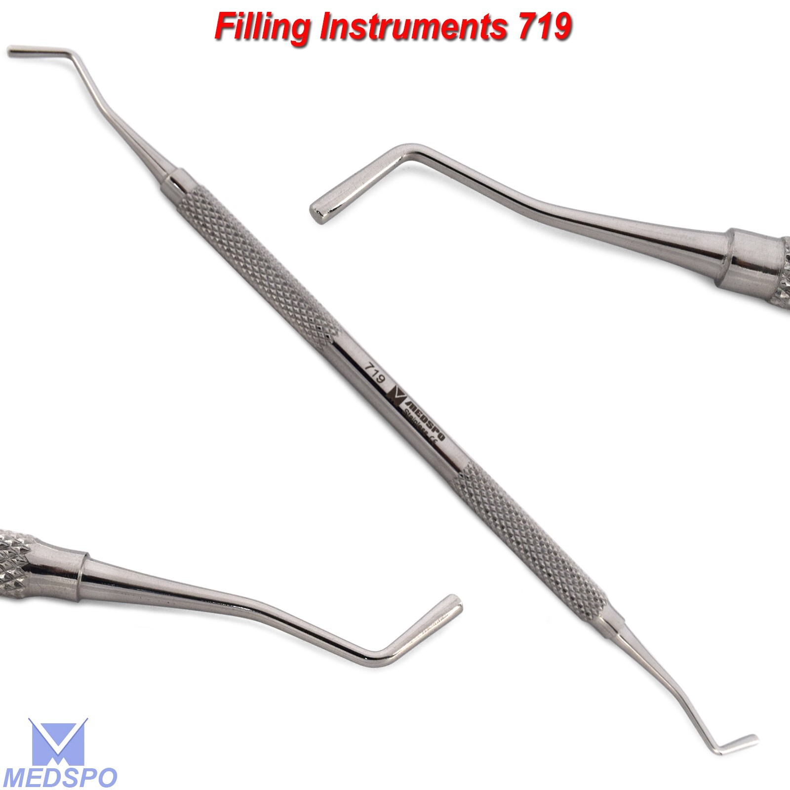 Composite Plastic Amalgam Filling Double Ended 719 Dentists Lab Instruments