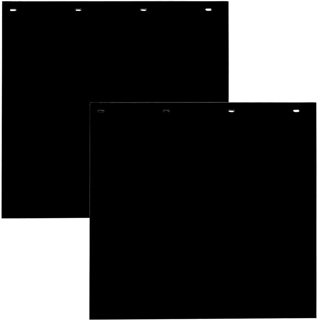 Buyers Products Polymer Mud Flaps - Pair, 24x24in Black