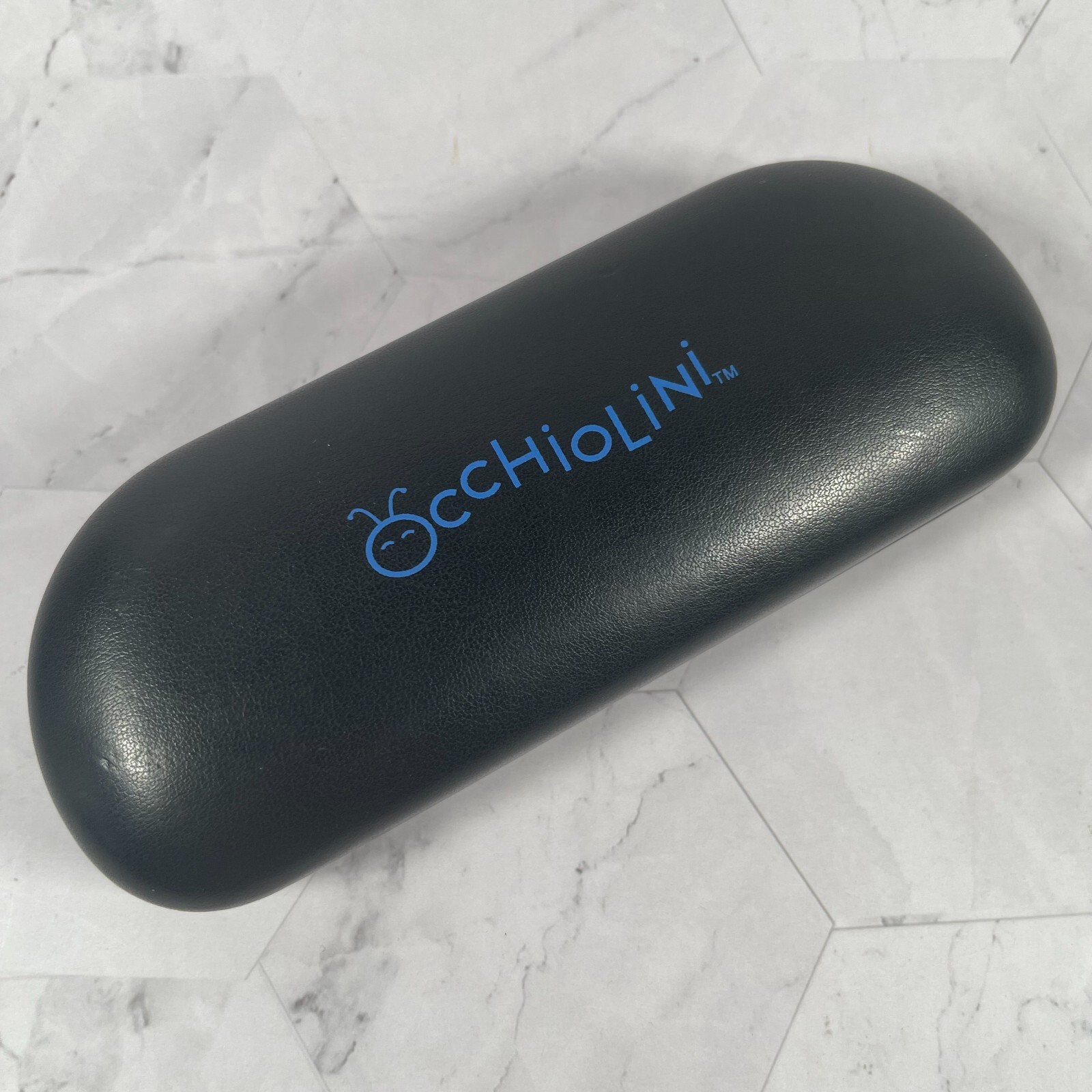 Occhiolini Eyeglasses Hard Case Portable Protective Case Black