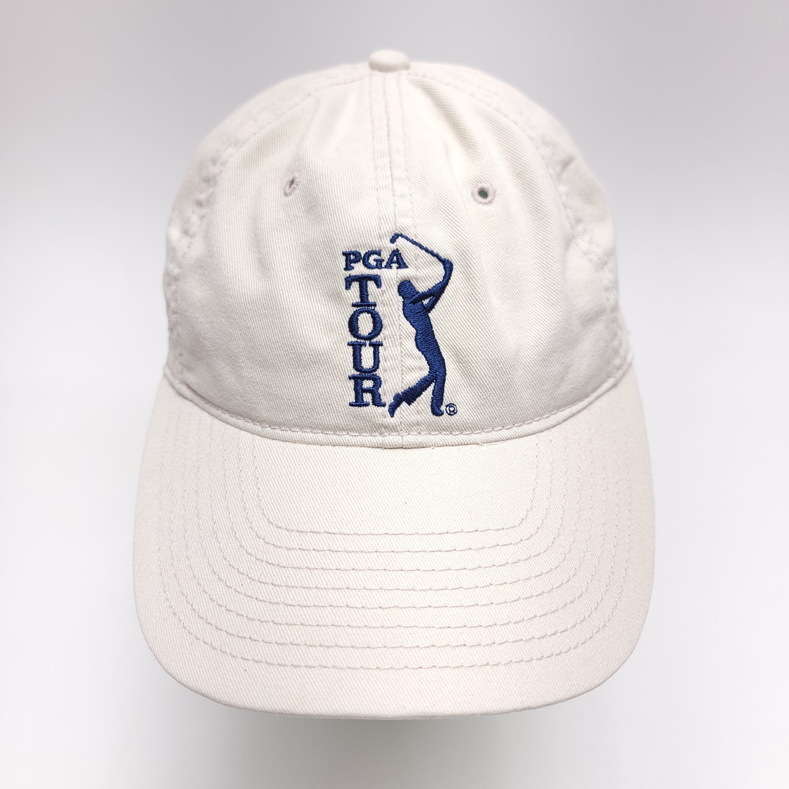 PGA TOUR Golf Hat Strapback  Off White Baseball Cap Golfing