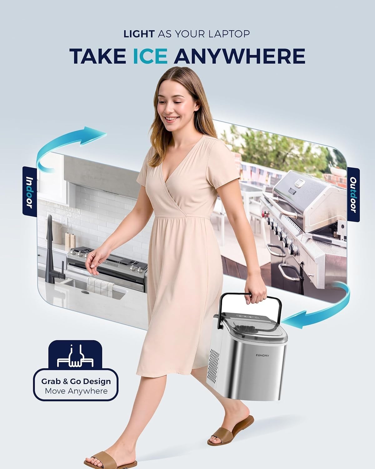 Reliable Ice Maker Machine with R600a Refrigerant for Optimal Performance