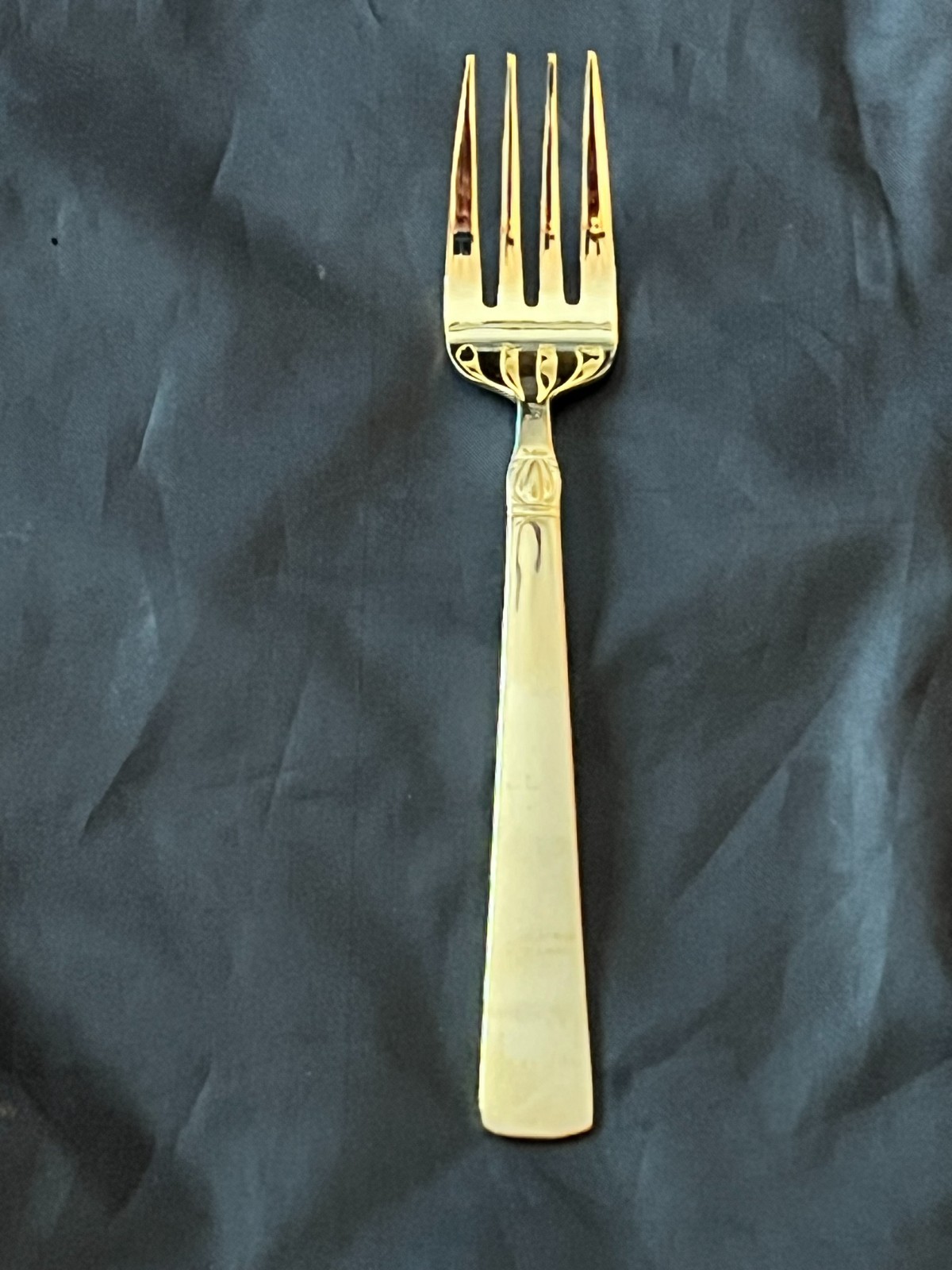 12 pc Reed & Barton Sanderling Gold Electroplate Silverware Flatware Dining NEW!