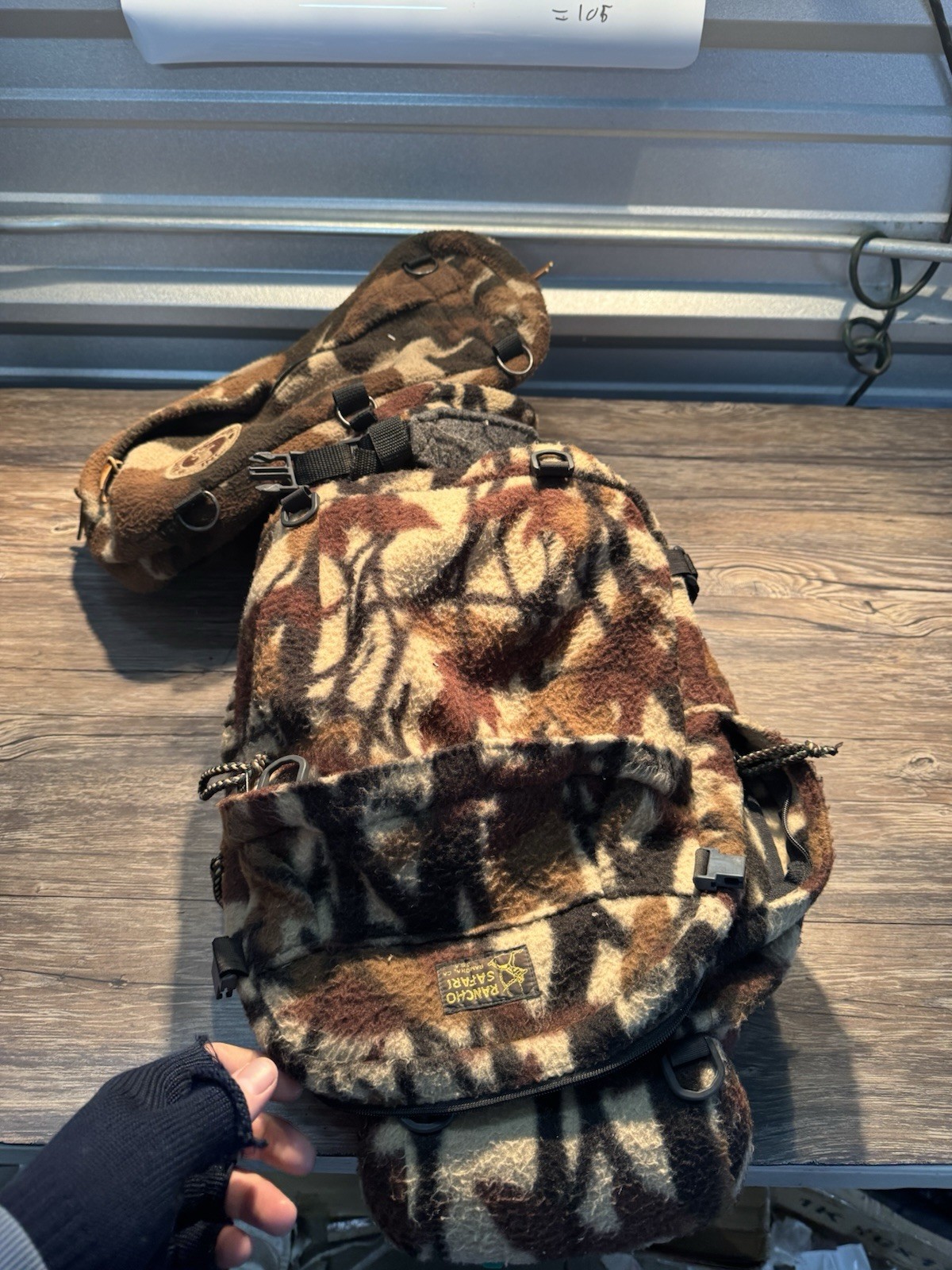 Vintage Rancho Safari Cat Quiver Arrow Backpack Bow Hunting Camouflage Outdoor