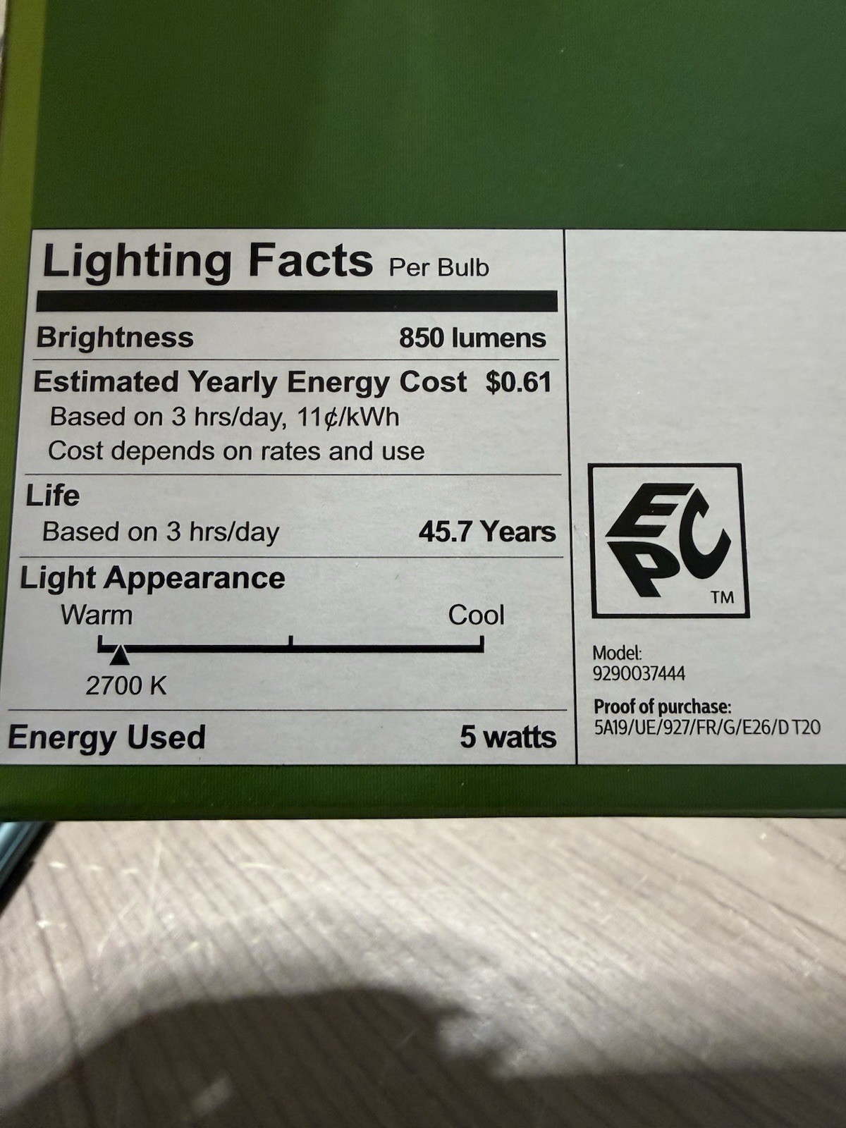 Philips Ultra Efficient 60W Equivalent Soft White Frosted A19 LED Bulb (4-Pack)