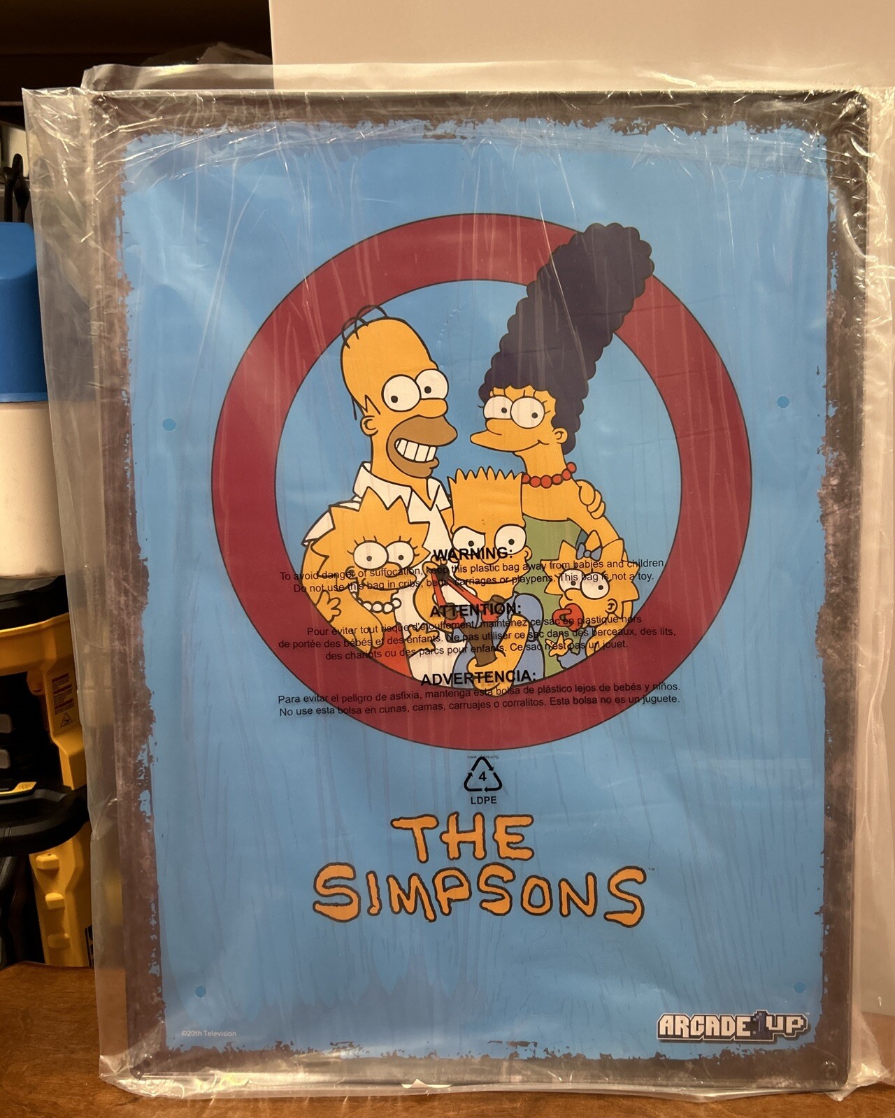 Matt Groening The Simpsons Arcade1Up Tin Metal Wall Sign Poster 24" x 18"
