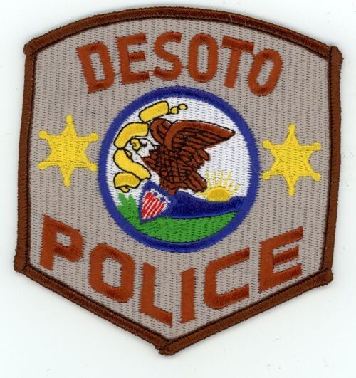 ILLINOIS IL DESOTO POLICE NICE SHOULDER PATCH SHERIFF