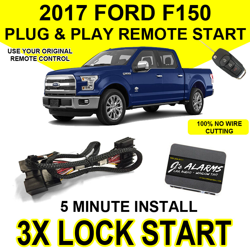 2017 Ford F-150 Remote Start Plug and Play Easy Install Truck F150 3X Lock FO2