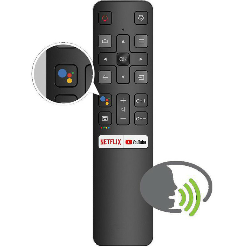 New RC802V FNR1 For TCL Smart LCD Voice TV Remote Control 40S330 RC802V FNR2