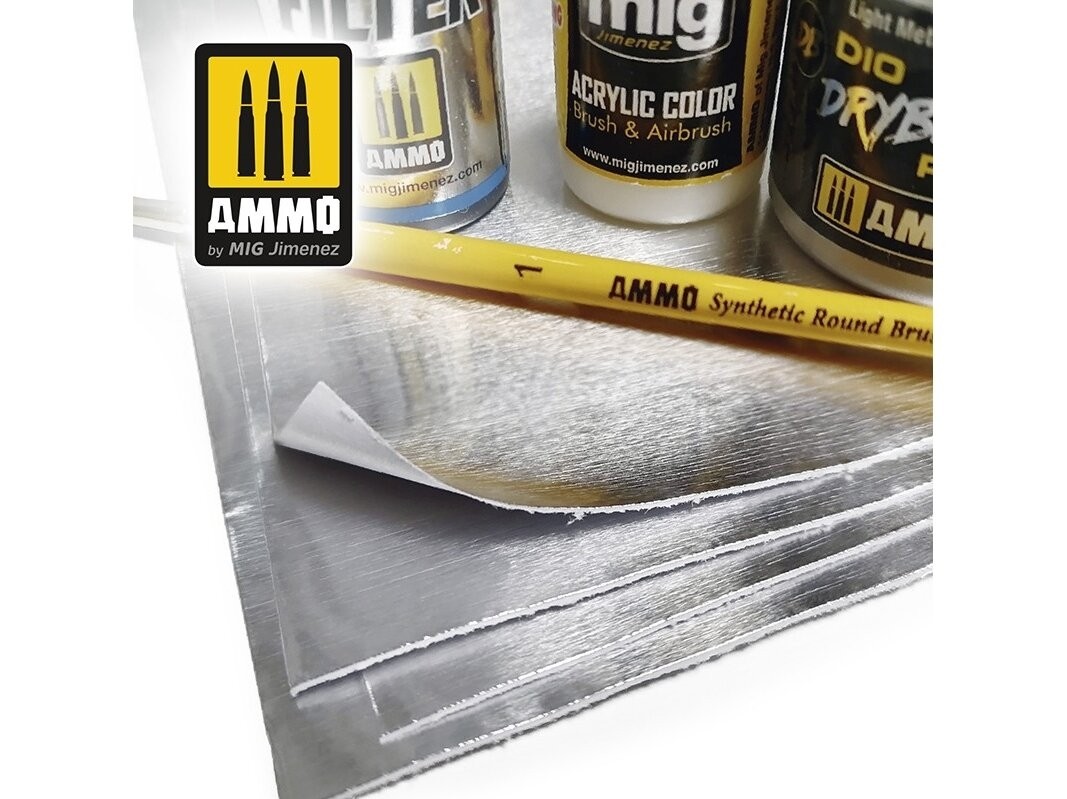 AMMO MIG - ALUMINIUM SHEETS 280x195 mm, 8247