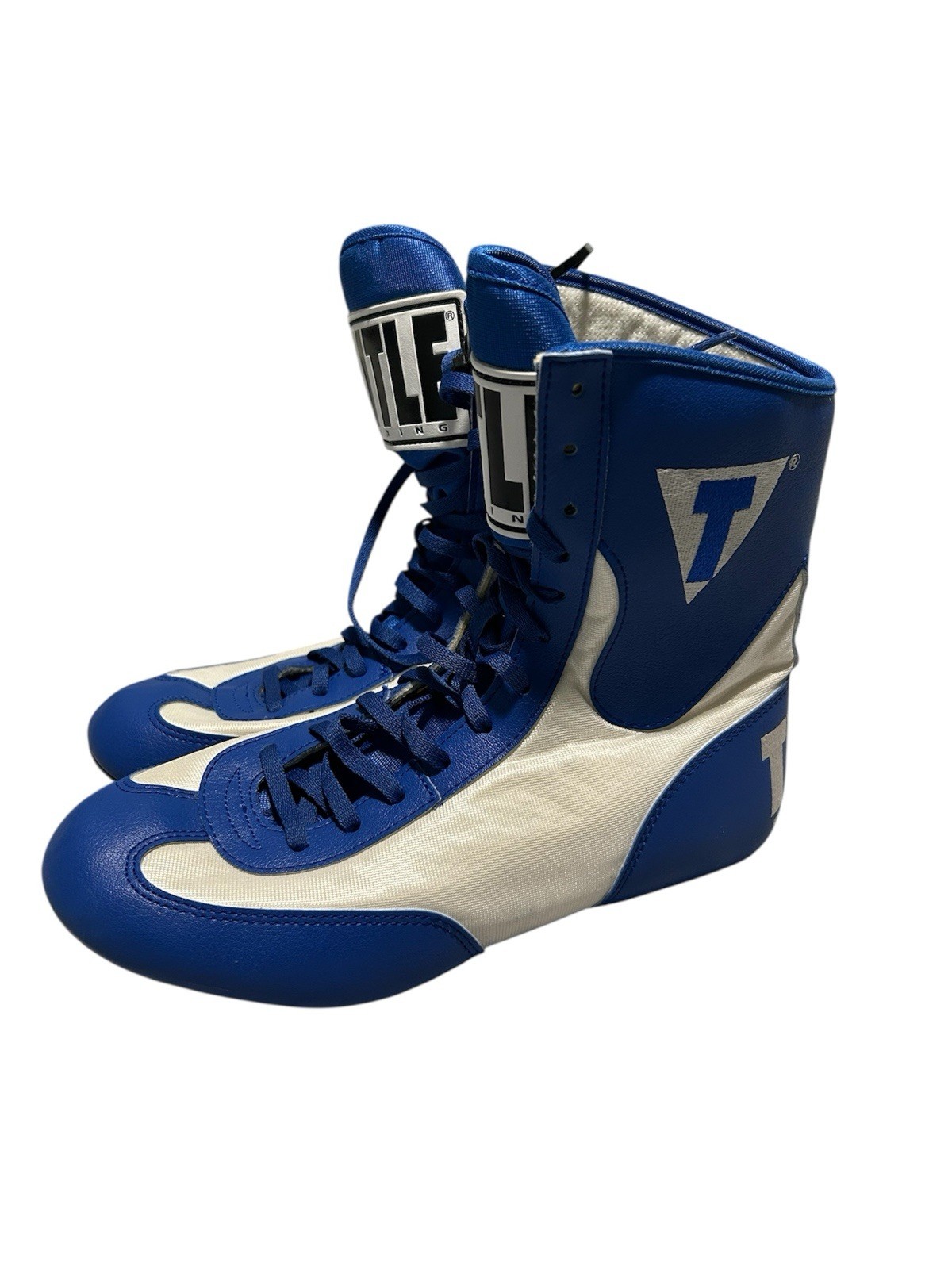 Title Boxing Speed Flex Encore Mid Top Boxing Shoes Blue Men’s US Size 7 EUR 40
