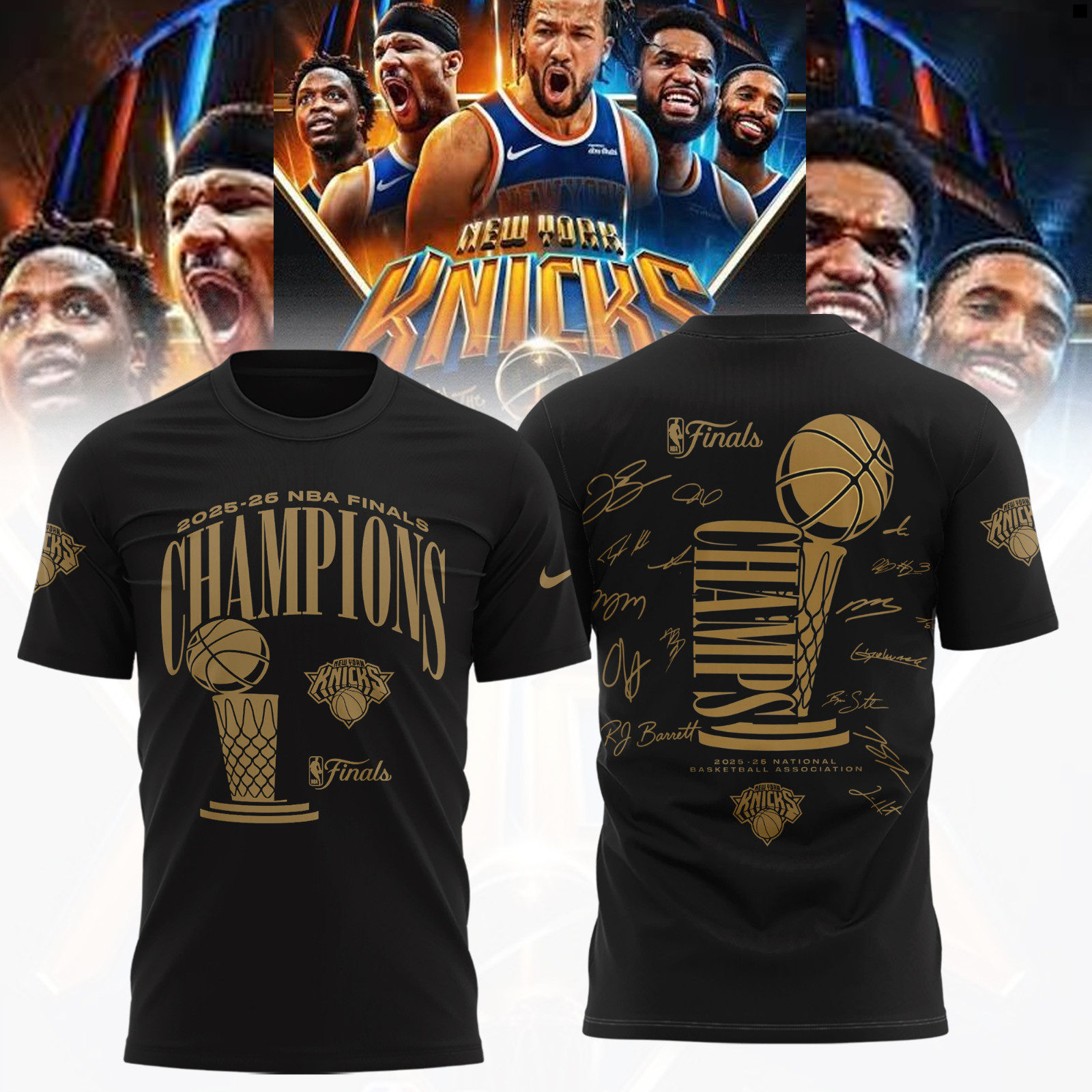 New York Knicks 2026 NBA Finals Champions Shirt - S to 5XL, K10
