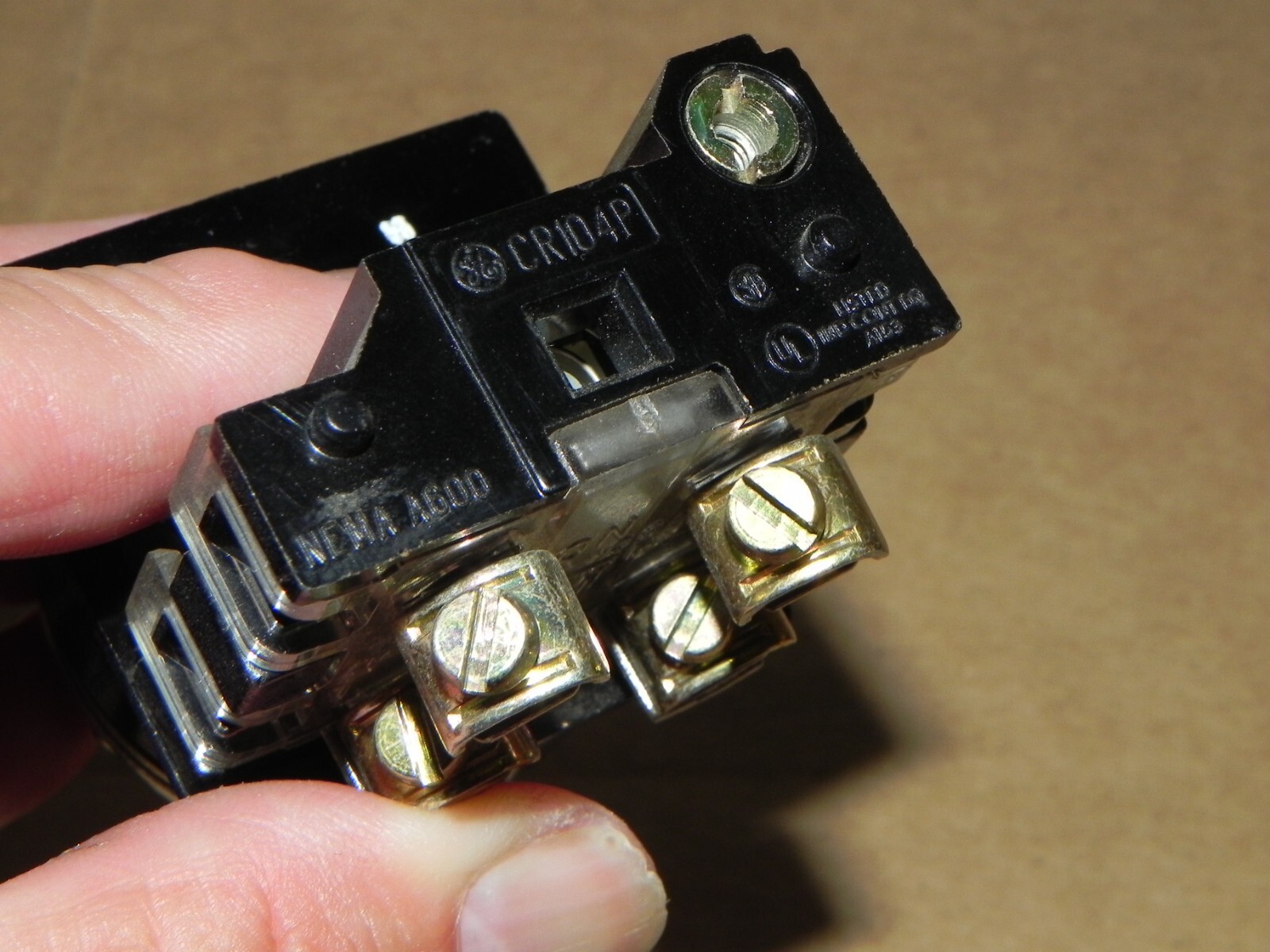 GE CR104P Push Button Switches 1 Orange 1 Red (2)
