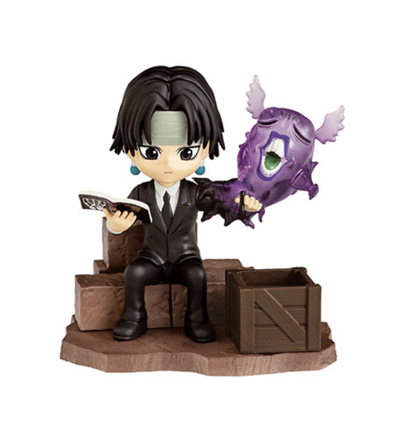 RE-MENT Hunter x Hunter DesQ Desktop HUNTER 2 Mini Figure Toy Chrollo Pen Stand