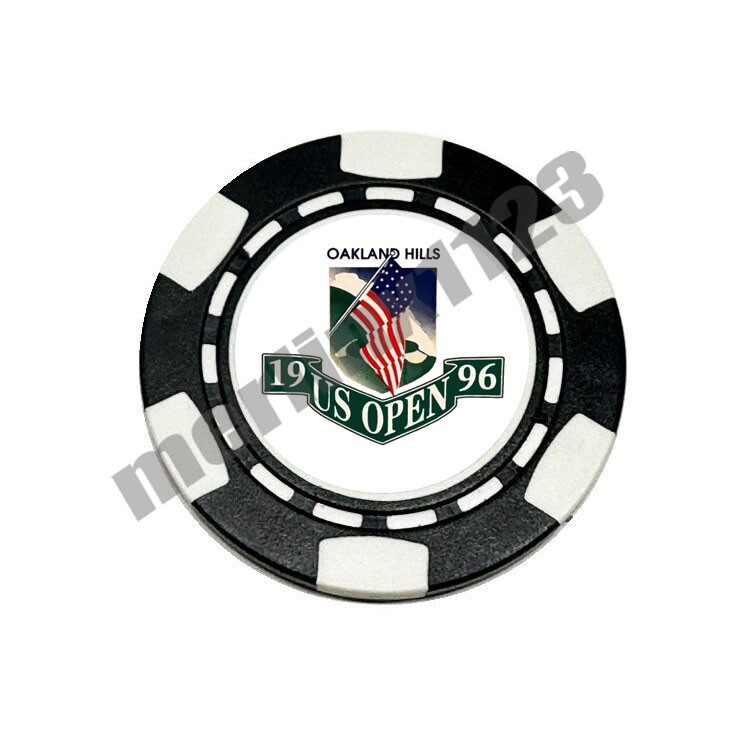 1996 US Open Oakland Hills - Dia-magnetic Clay Poker Chip Golf Ball Marker