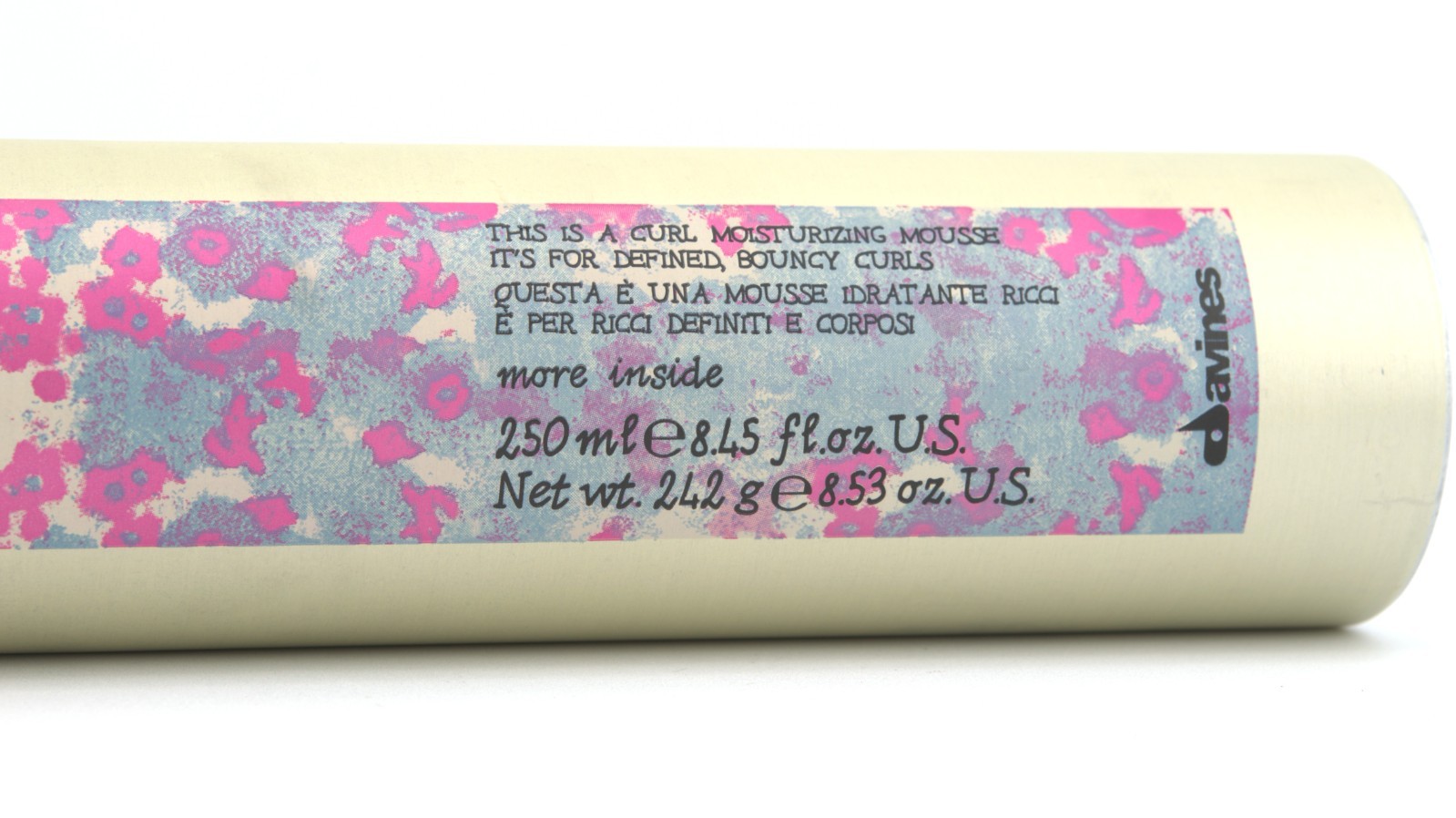 Davines Curl Moisturizing Mousse 8.45 fl oz New | SHIP FAST