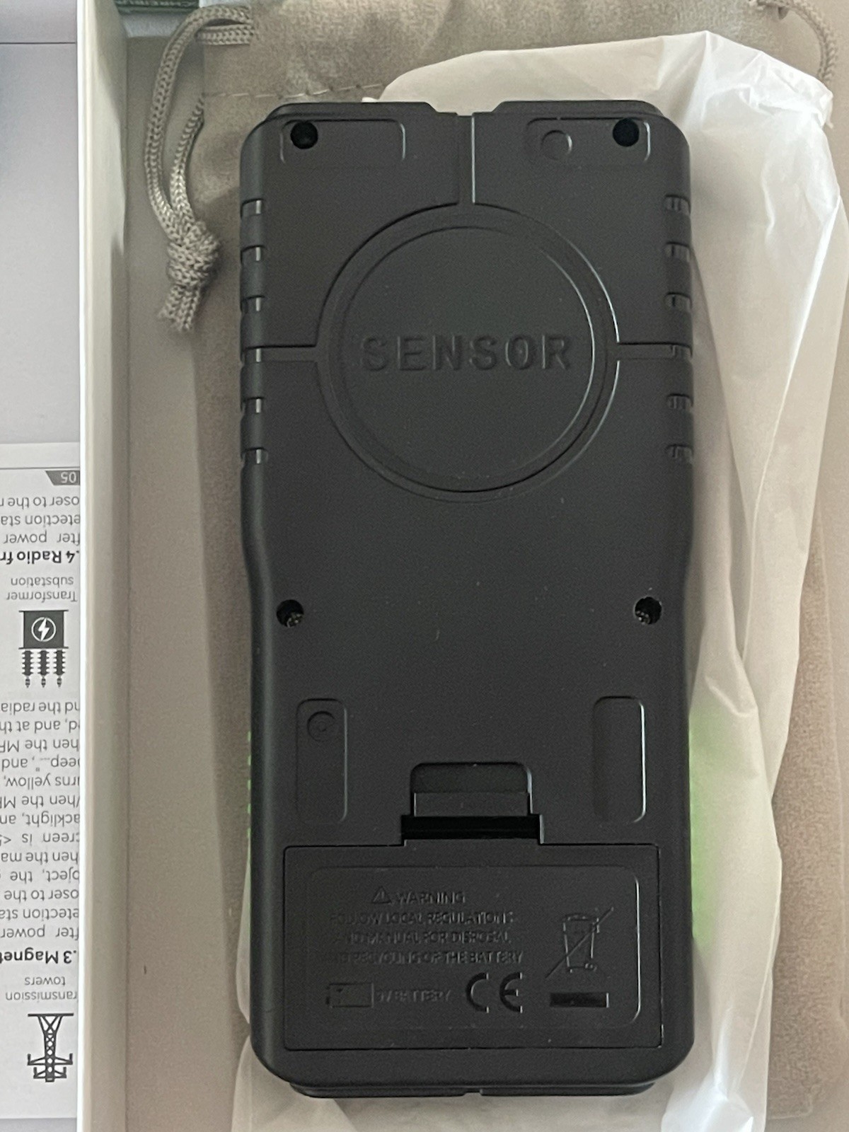 EMF Detector - Monitors AC Magnetic, Electric & Microwave Radiation