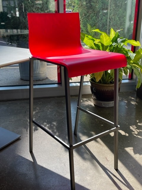 11 Modern Italian BAR STOOLS by Pedrali of Bergamo Italy