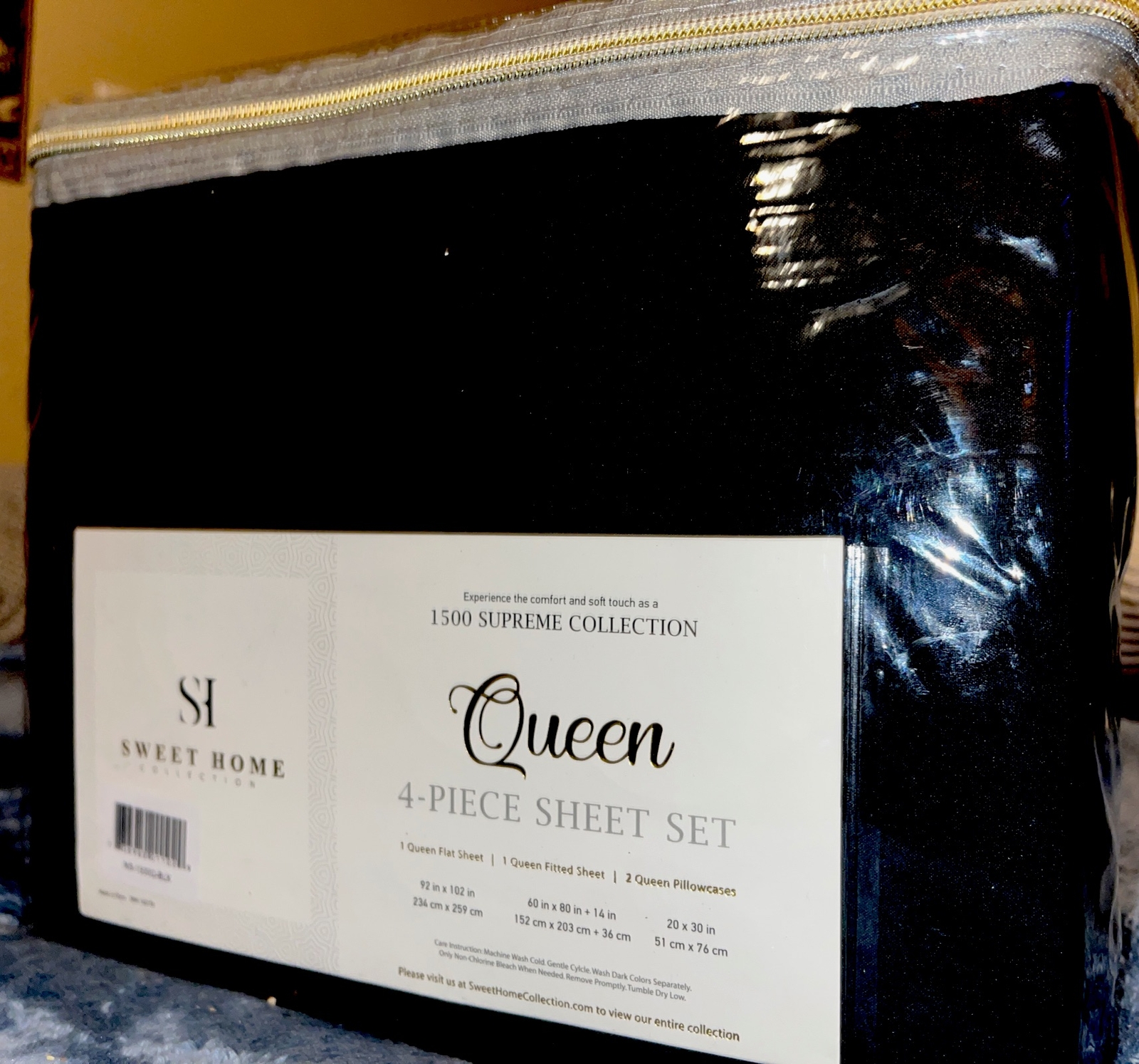 1800 Thread Count Soft Egyptian Quality Brushed Microfiber Sheet Set