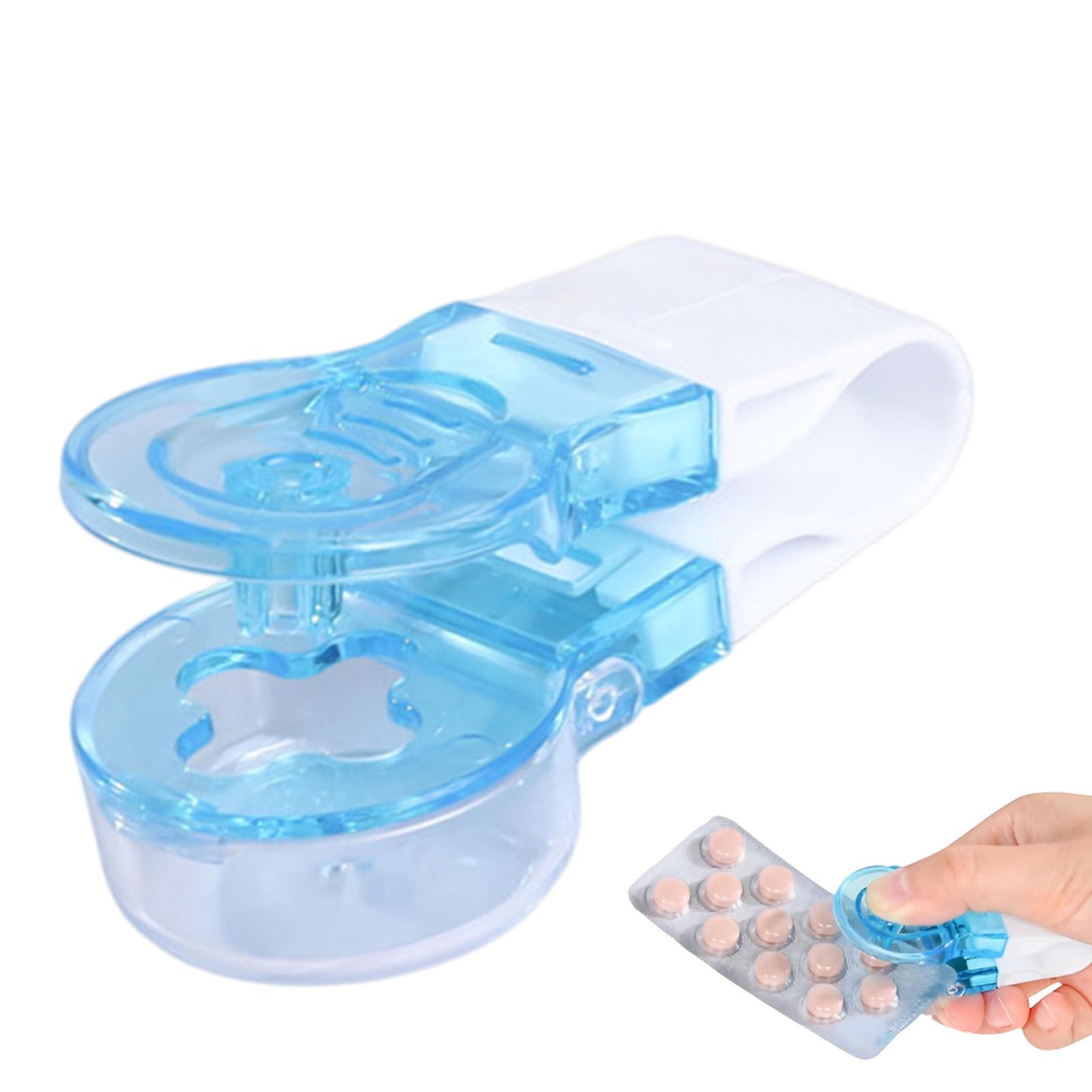 Portable Pill Taker Remover, Tablets Pills Blister Pack Opener Assistance Tool