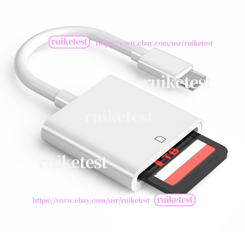 USB Type C to USB-C OTG Adapter SD Card Reader for Android MacBook Windows