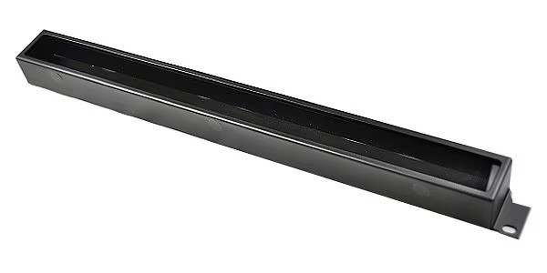 Used Middle Atlantic SL-1 1U Windowed Black Security Rack Panel 19"
