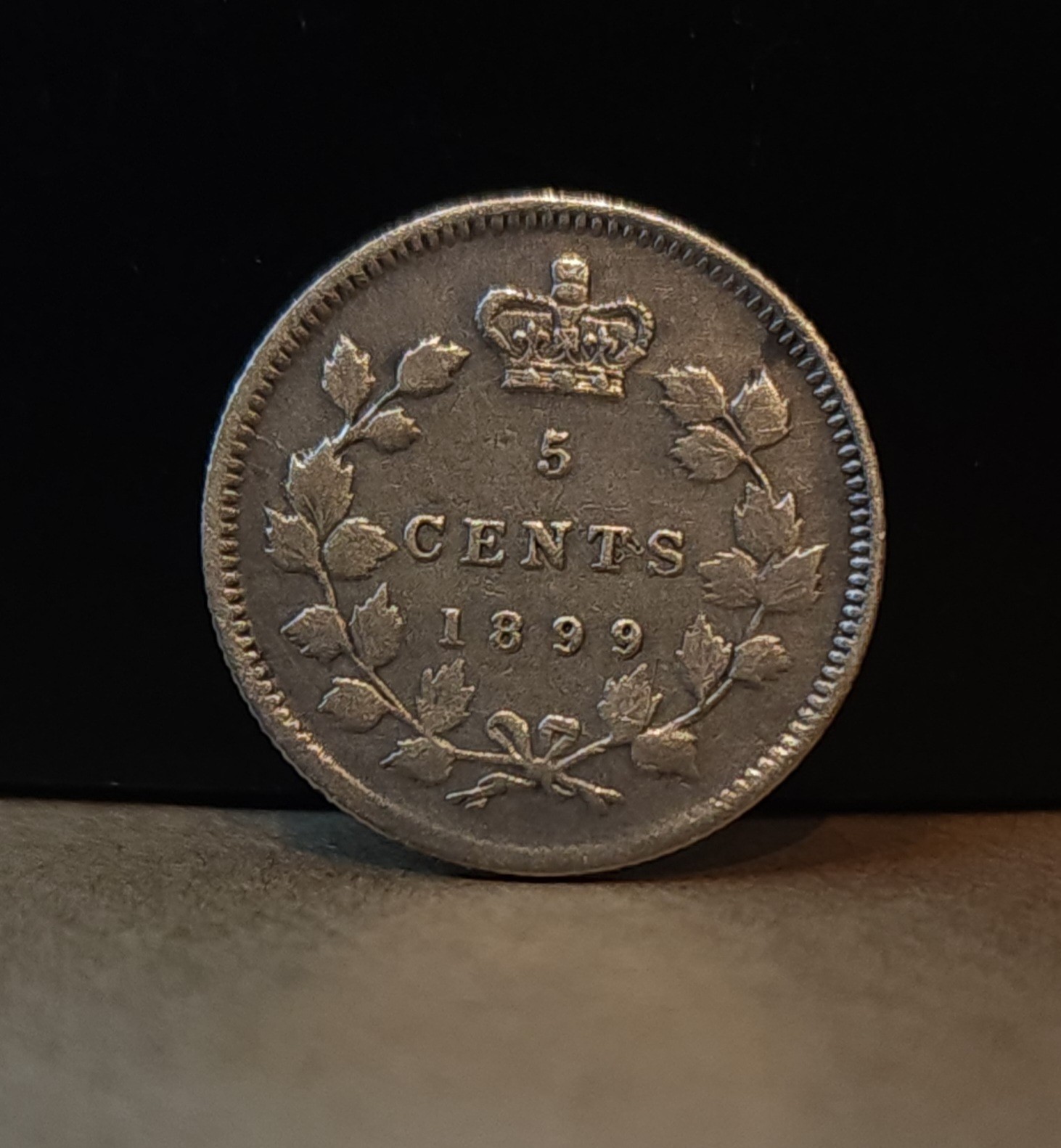1899 Canada 5 Cent Silver