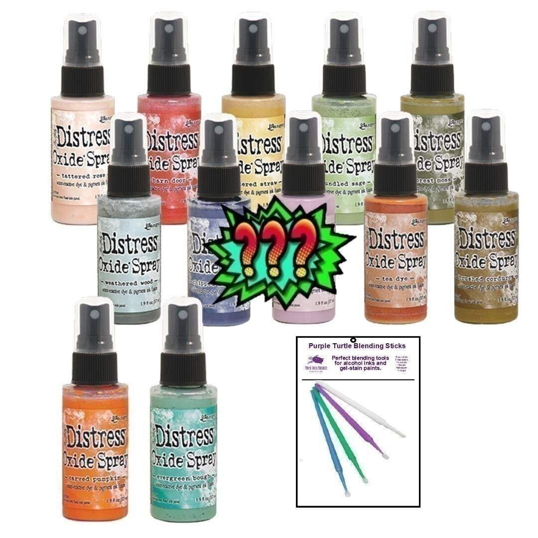 Tim Holtz Distress Oxide Spray Bundle New 2019 Colors (Super Bargain Mixed Set
