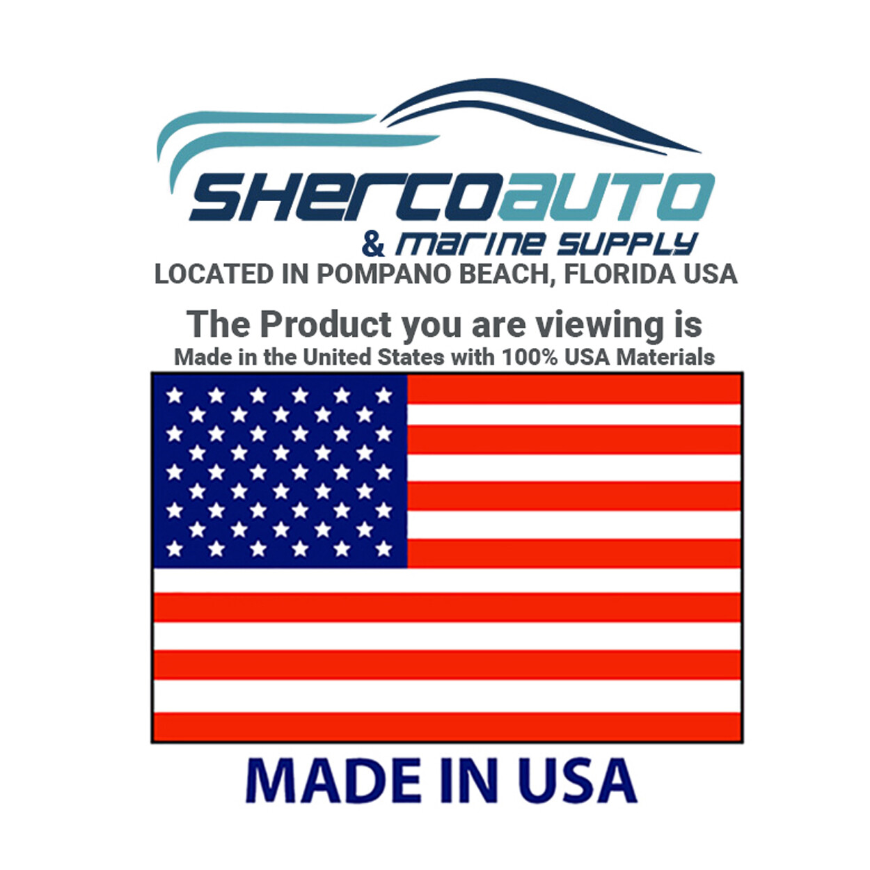 Small Base 1/4" Single Point Post Power Distribution - Red - USA