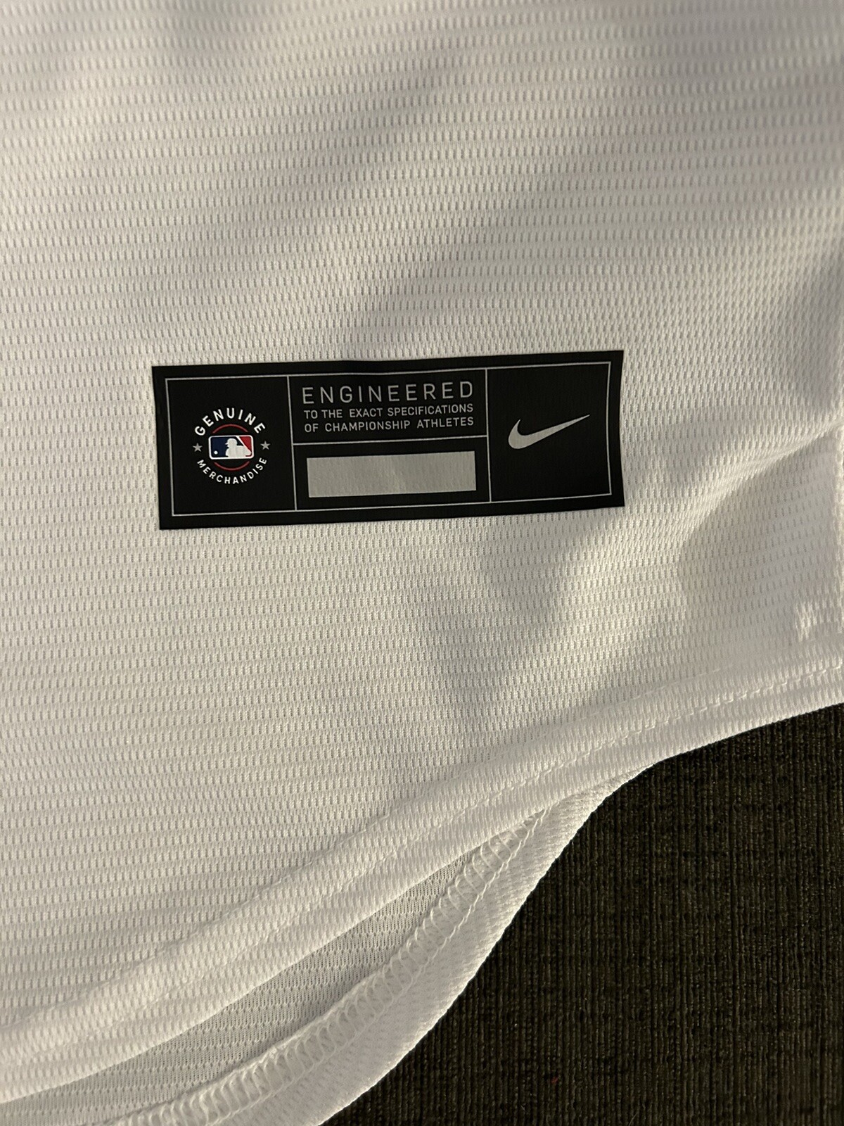 Nike Authentic Tampa Bay Rays MLB Baseball White Home Jersey Men's Sz: Medium