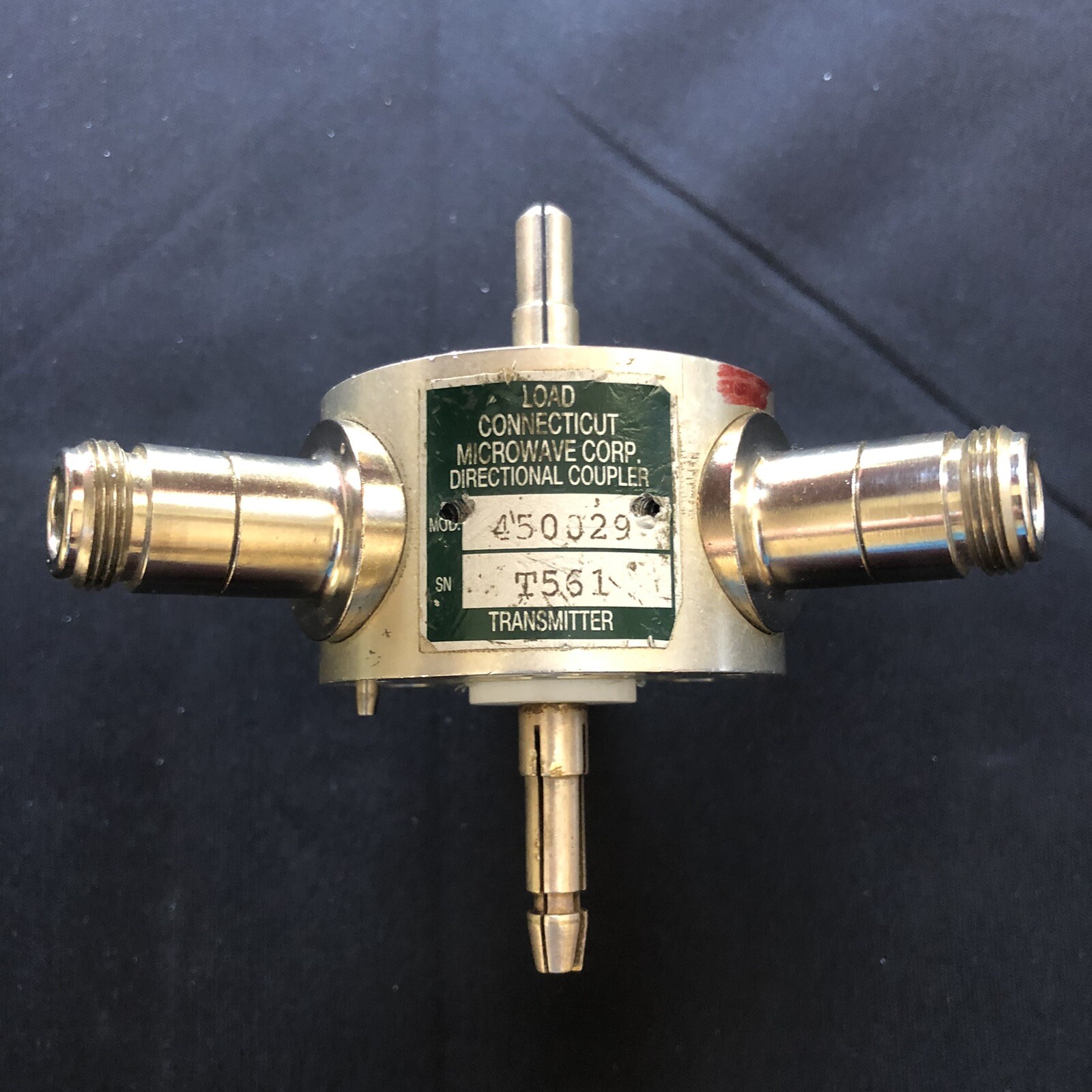 EIA Short Directional Coupler For Radio - Used - Custom Made 450029 (qty 2)