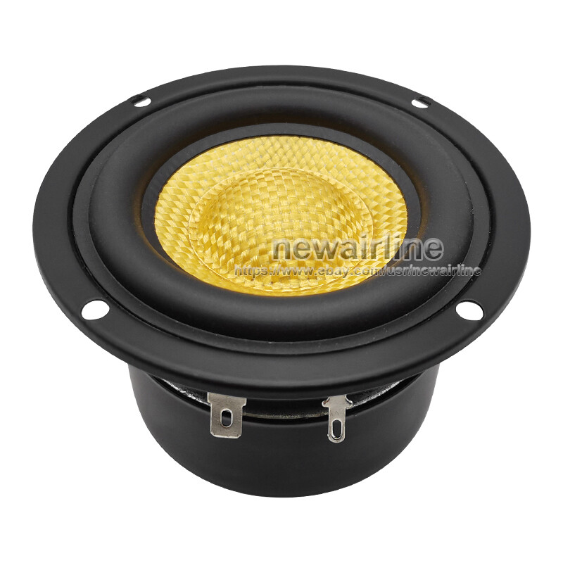 1pcs 3.5" inch 4/8Ohm 25W Mid Bass Audio Speaker Stereo Woofer Loudspeaker 89mm