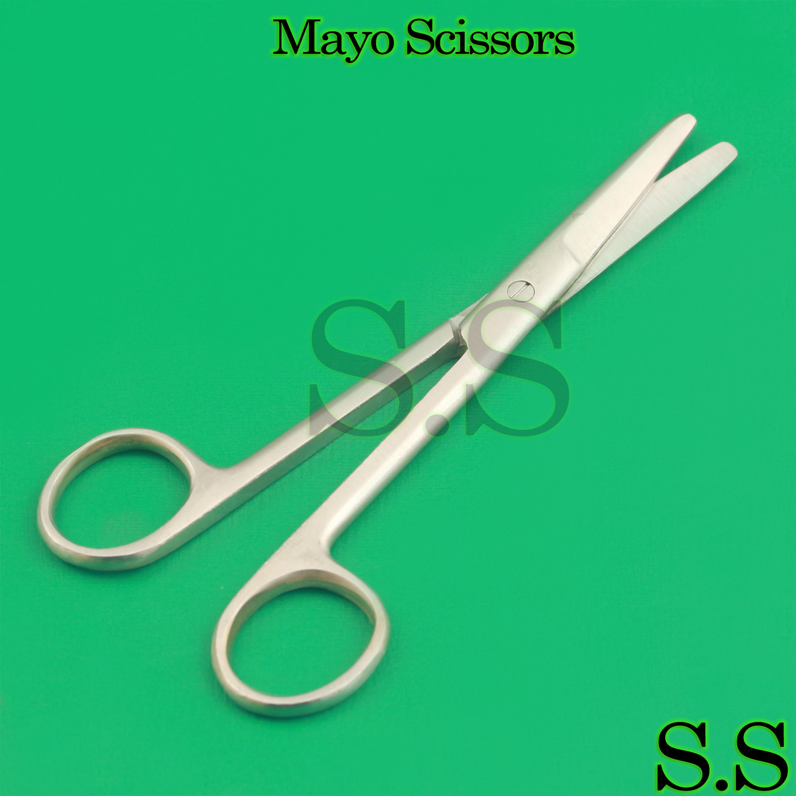 3 Pcs Surgical Operating Mayo Scissors Straight 5.5" Blunt/Blunt New Instruments
